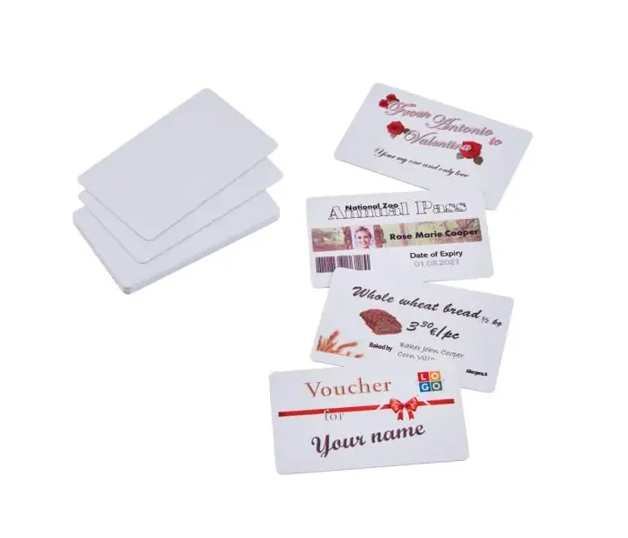 Cartões Papel imprimíveis e-mark®